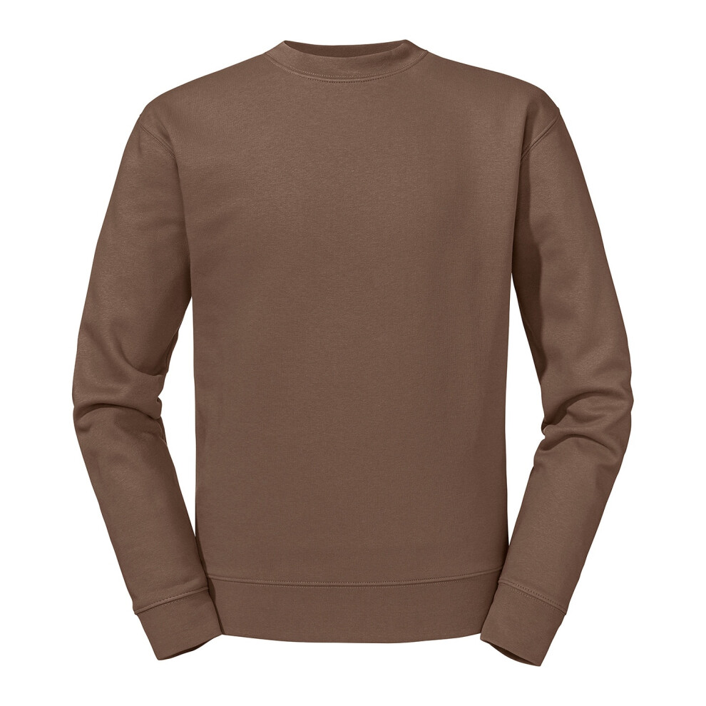 (XS, Mocha) Russell Mens Set-in Sweatshirt