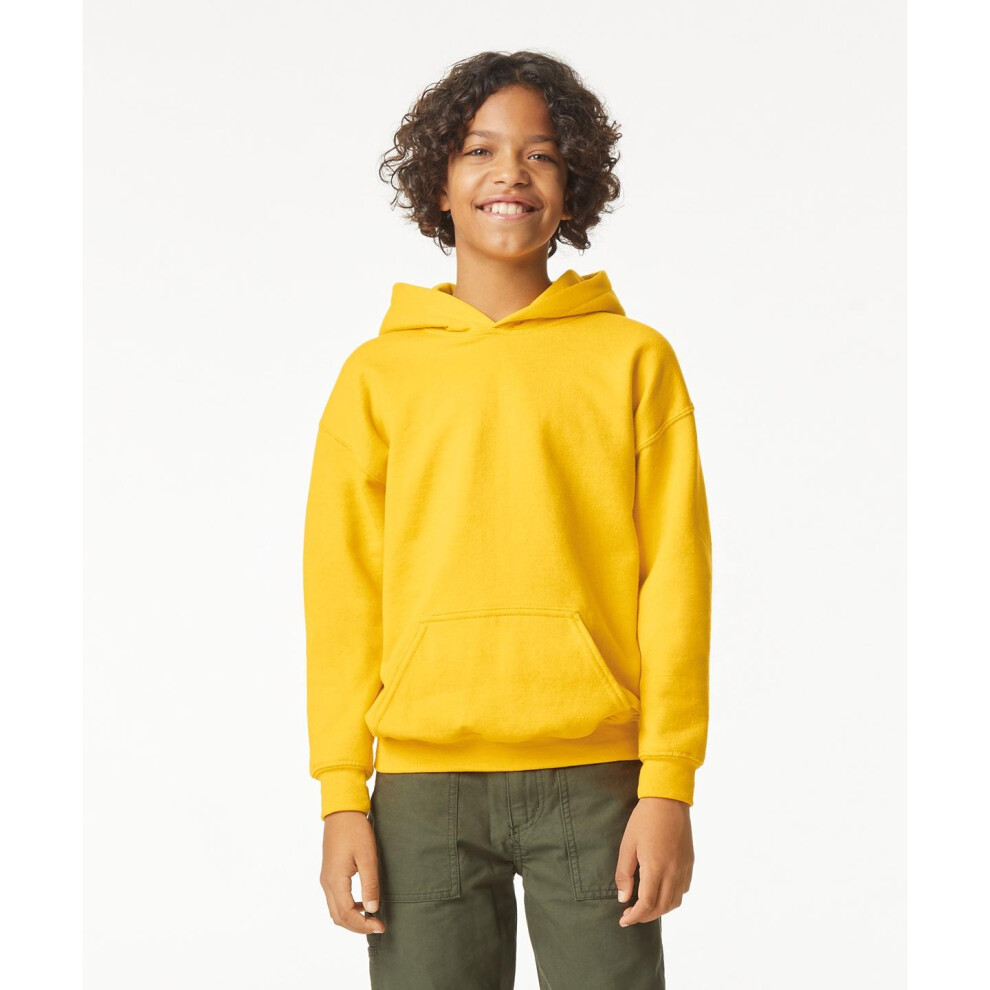 (M, Forest Green) Gildan Childrens/Kids Soft Midweight Hoodie