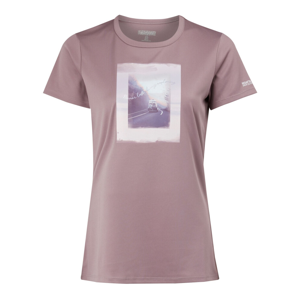 (20 UK, Heather) Regatta Womens/Ladies Fingal VIII Road T-Shirt