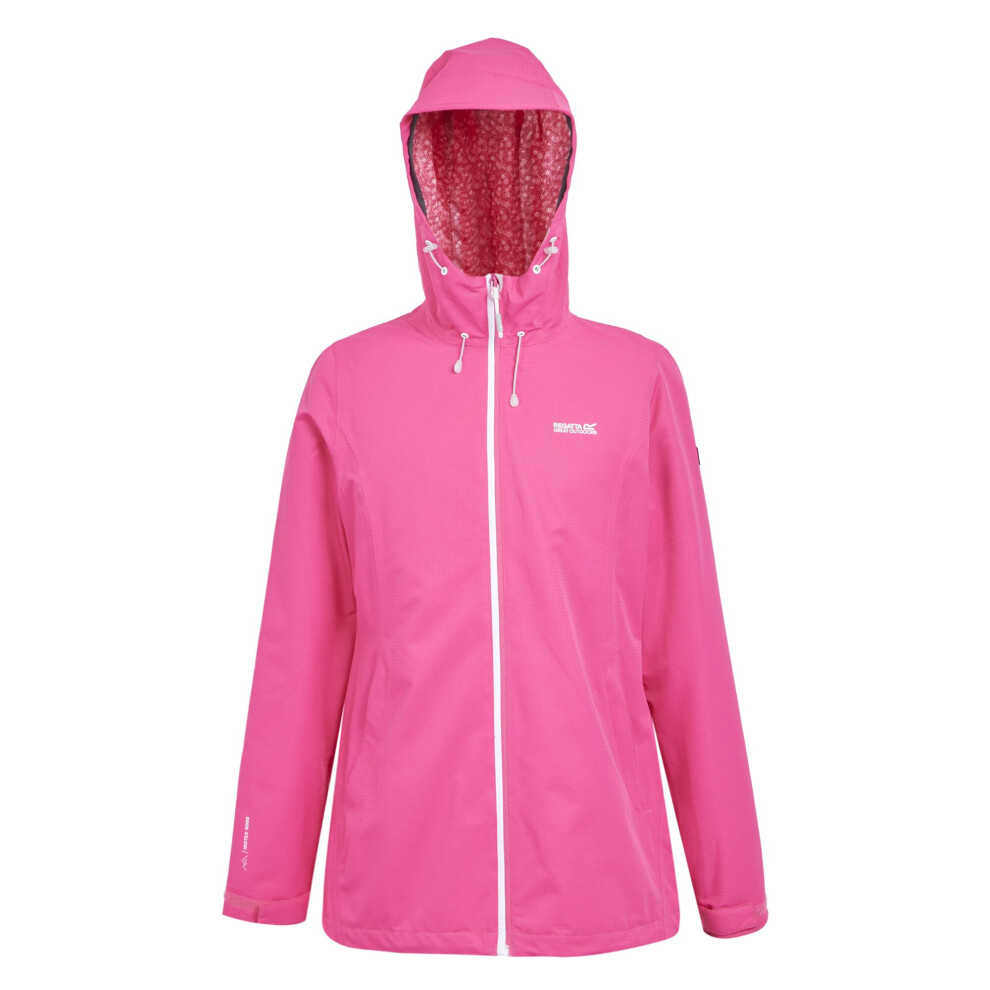 (10 UK, Flamingo Pink) Regatta Womens/Ladies Hamara III Waterproof Jacket