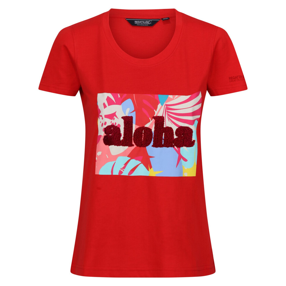 Regatta Womens/Ladies Filandra VIII Tropical Leaves T-Shirt