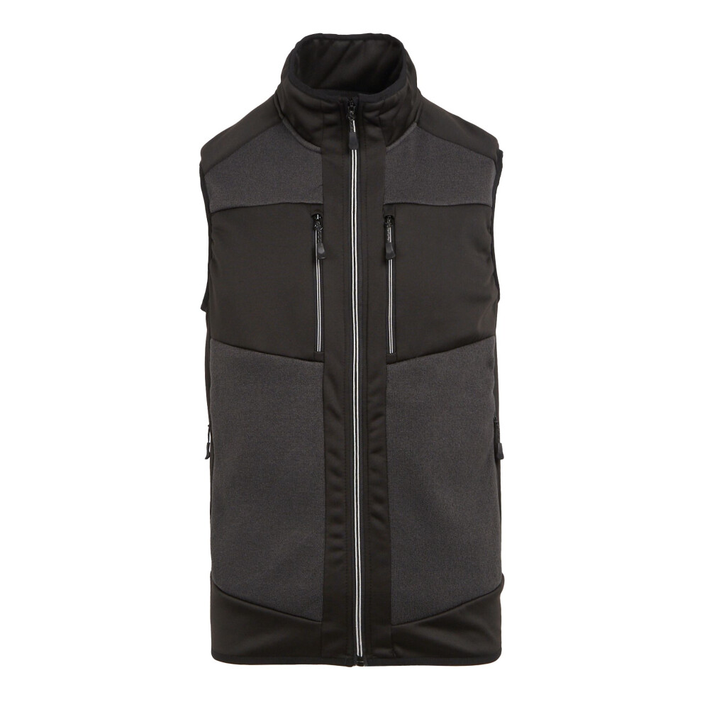 (3XL, Ash/Black) Regatta Mens E-Volve Stretch Body Warmer