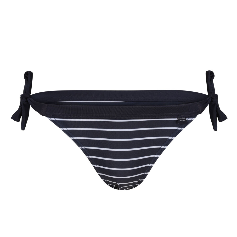 (12 UK, Navy/White) Regatta Womens/Ladies Flavia String Striped Bikini Bottoms