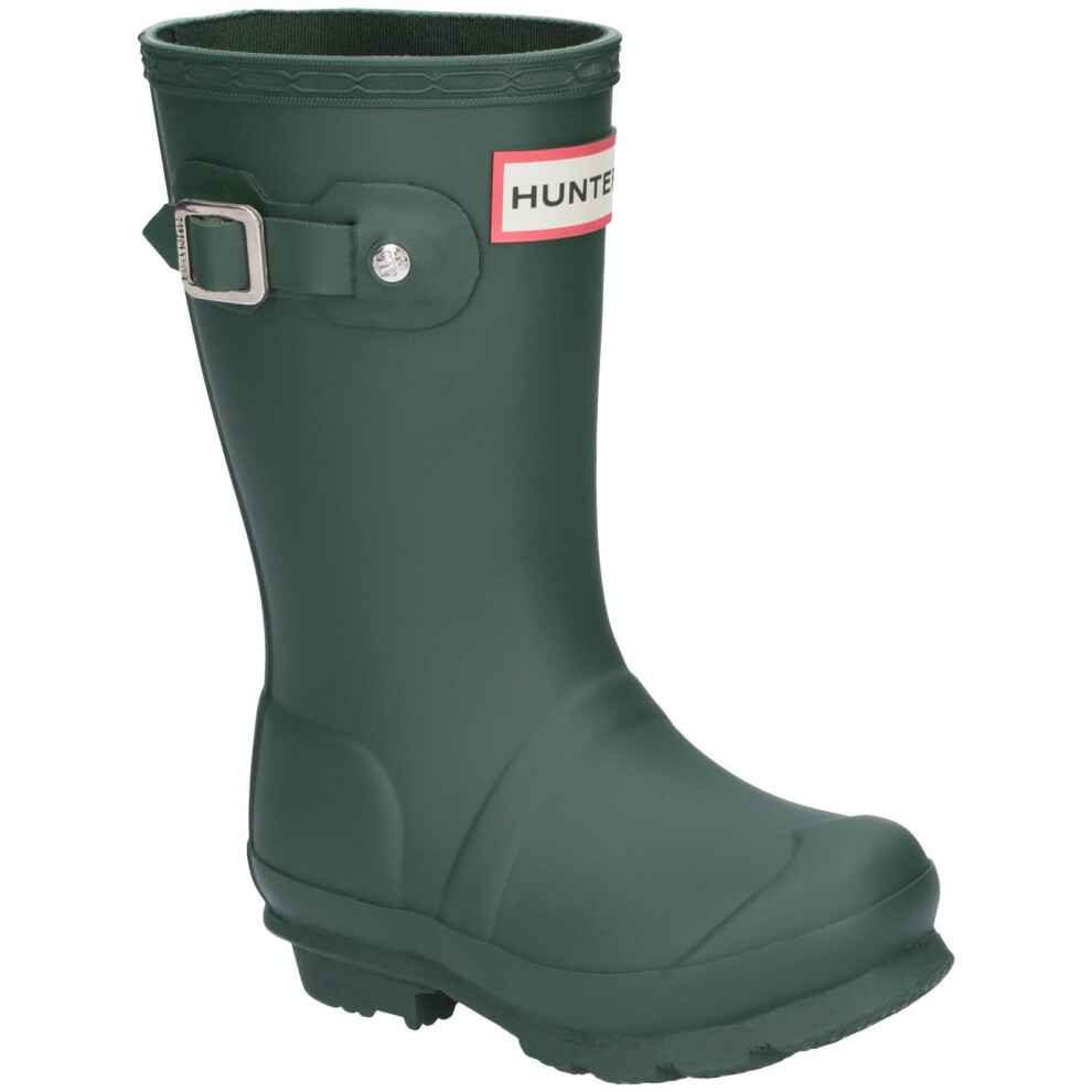 (4 UK, Green) Hunter Childrens/Kids Original Wellington Boots