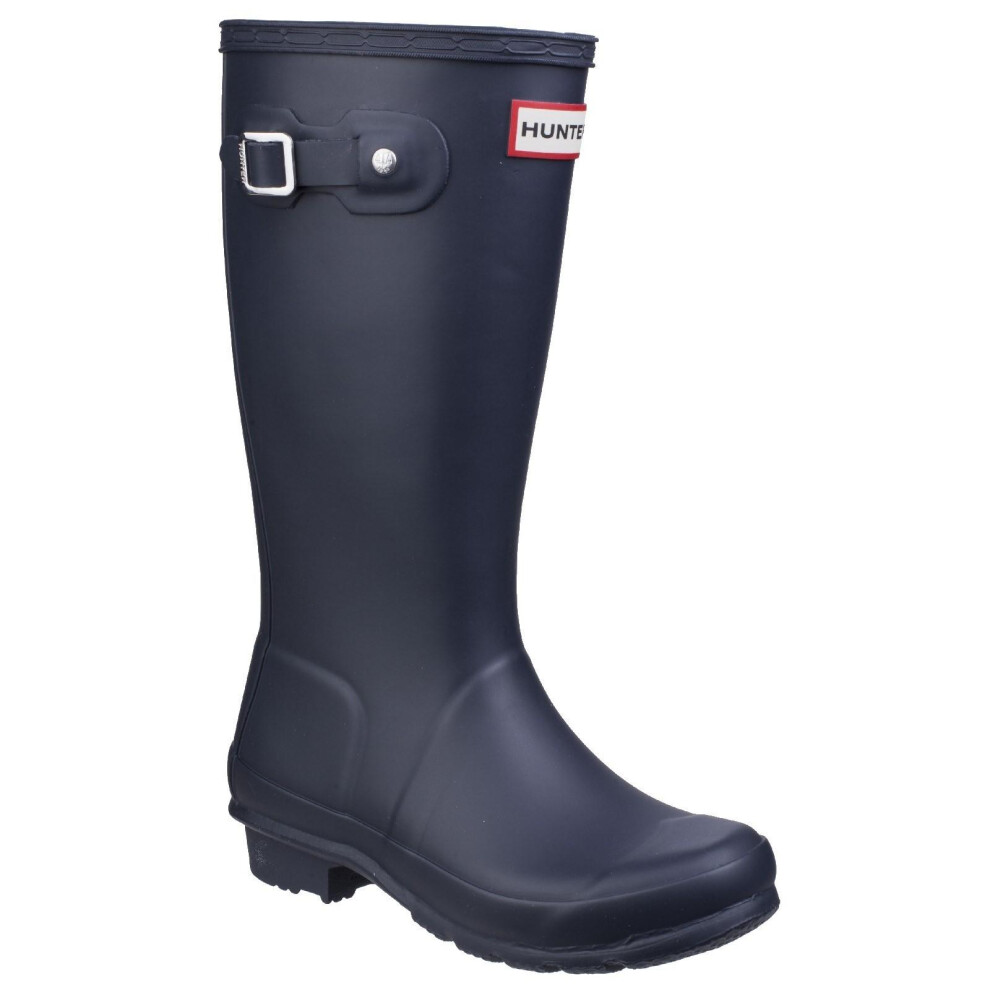 (2 UK, Navy) Hunter Childrens/Kids Original Wellington Boots