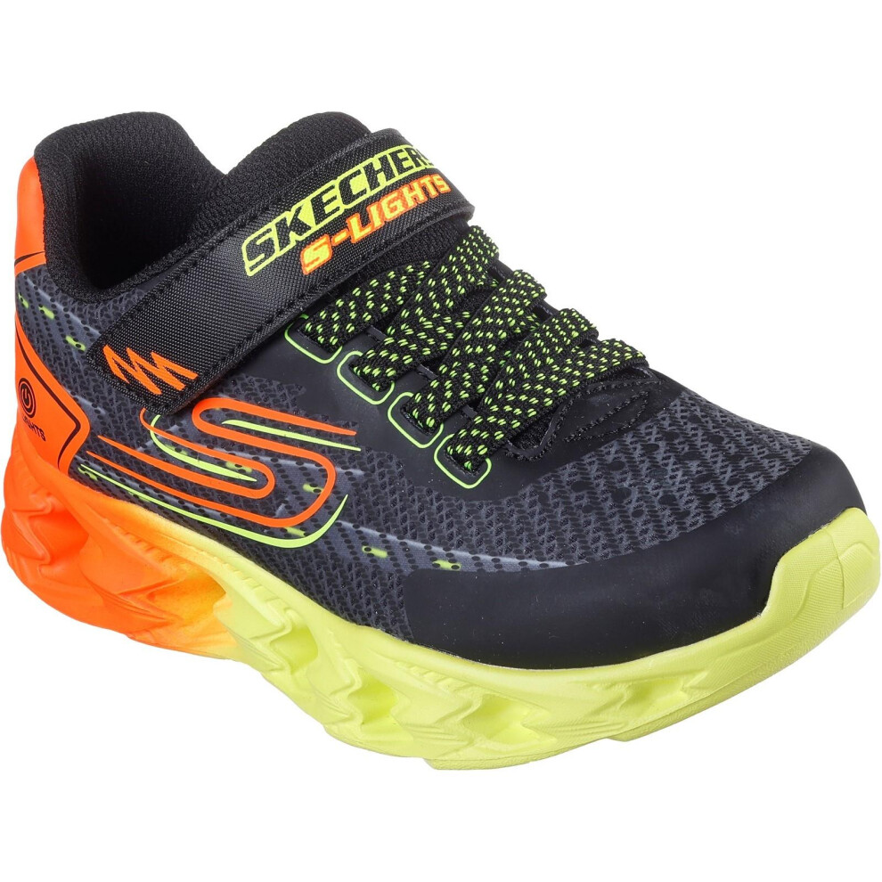 (11.5 UK Child, Black/Multicoloured) Skechers Boys S-Lights Vortex 2.0 Quantroid Trainers