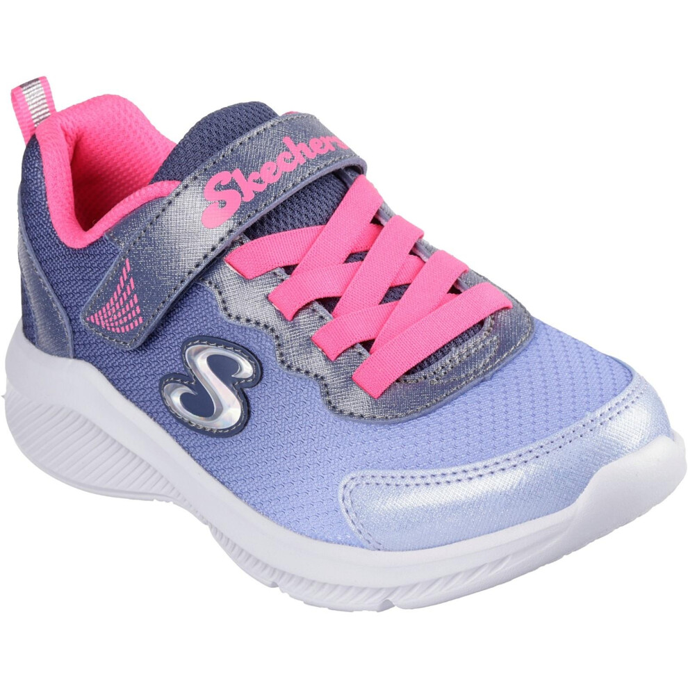 (13.5 UK Child, Navy/Hot Pink) Skechers Girls Sole Swifters Cutie Walk Trainers