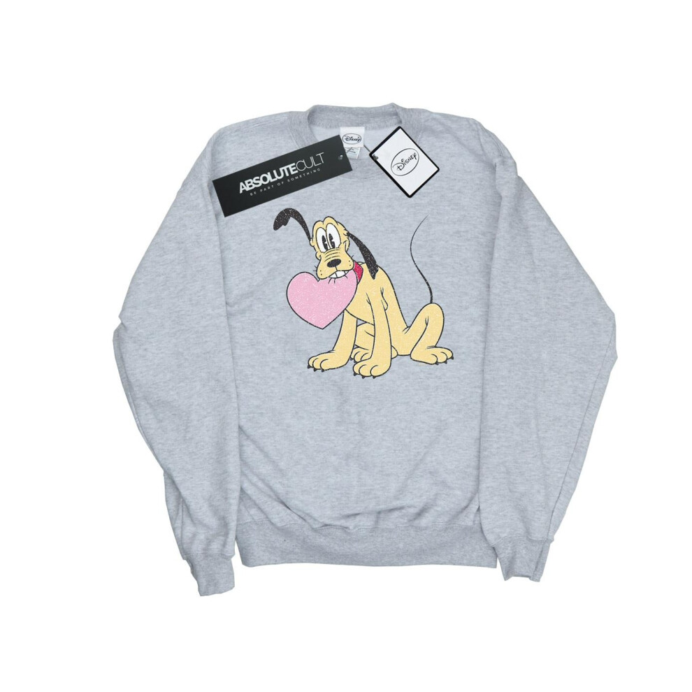 Pluto Love Heart Sweatshirt