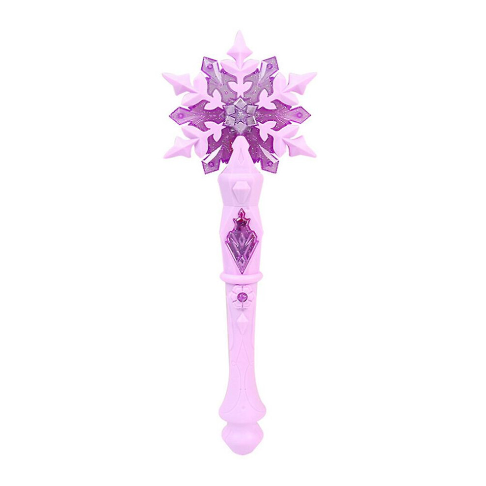 Up Glow Snowflake Wand Kid Girl Cosplay Up Snowflake Wand Toy Light