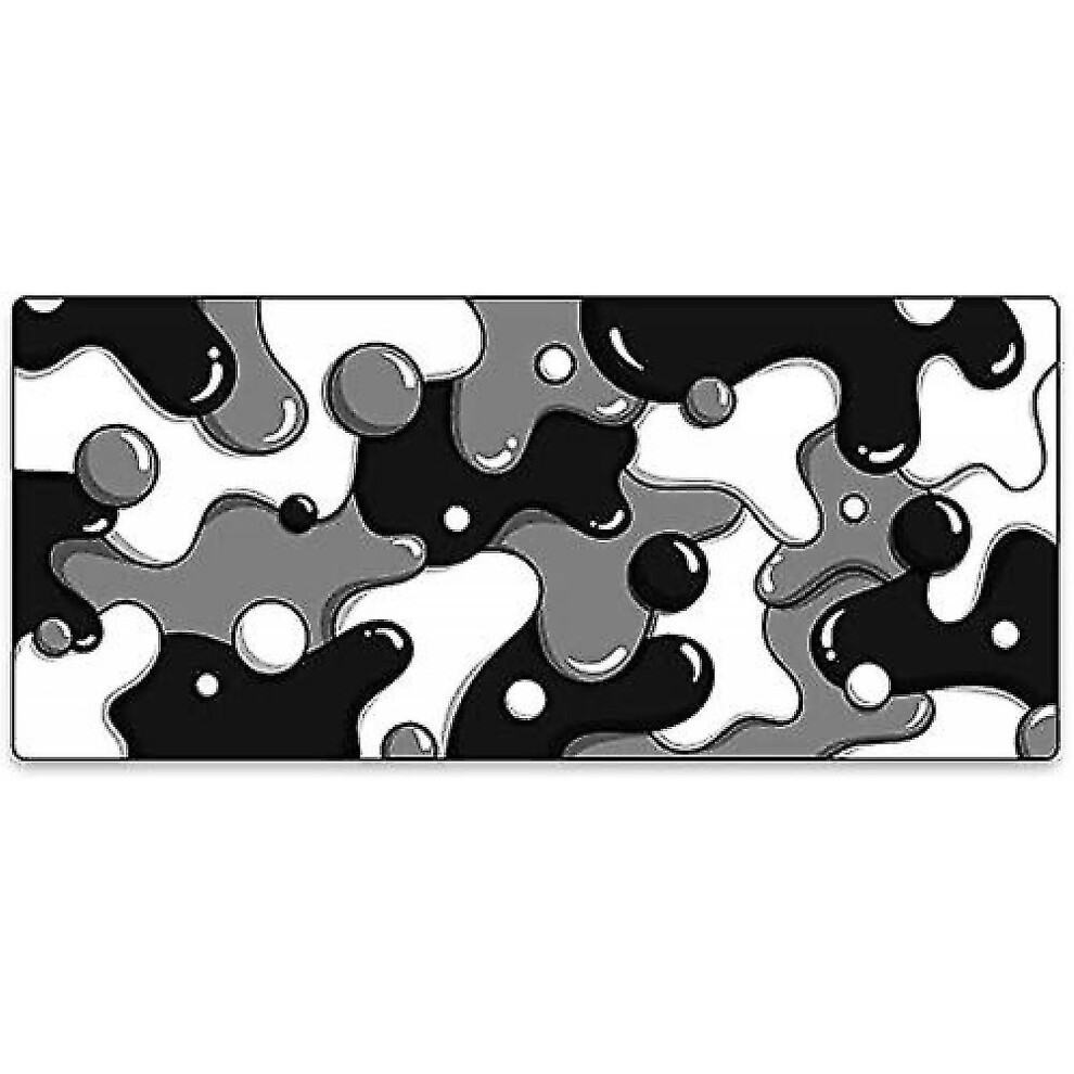 Friday Kraken Keyboards Xxl Extended Gaming Mouse Pad Thick Desk Mat (Stealth) Black