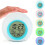 Kids Digital Alarm Clock 7 Color Night Light Temperature Wake Up Timer 2