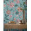 (SAMPLE) Rasch Hydrangea Teal Green Printed Wallpaper Roll 4