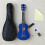 (navy blue) Ukulele Combo 21 Ukulele Black Soprano 4 Strings Uke Hawaii Bass Stringed Musical Instrument Set Kitstunerstringstrapbag 1