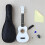(white) Ukulele Combo 21 Ukulele Black Soprano 4 Strings Uke Hawaii Bass Stringed Musical Instrument Set Kitstunerstringstrapbag 1