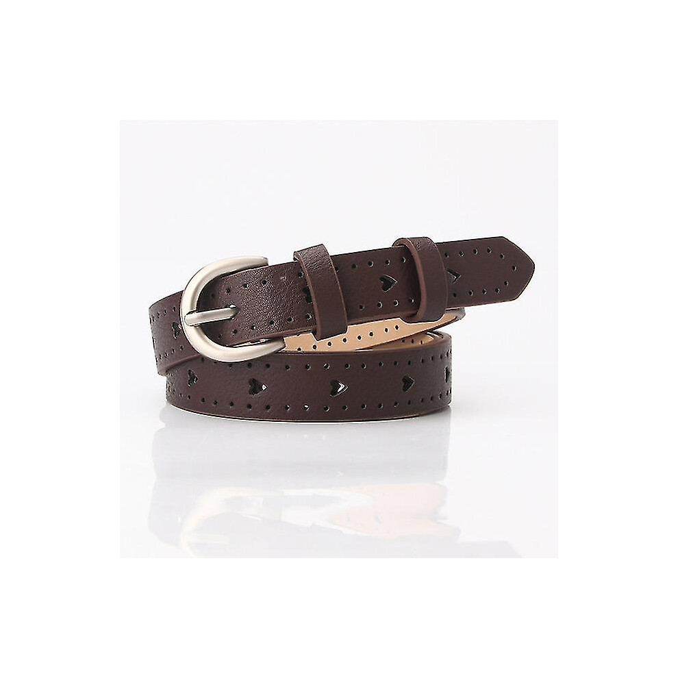 (6 coffee axk) Hot Fashion Women Pu Belt 66 Styles Metal Buckle Waistband Designer Student Wild Jeans Dress Long Waist Strap Cinturon Mujer -xx