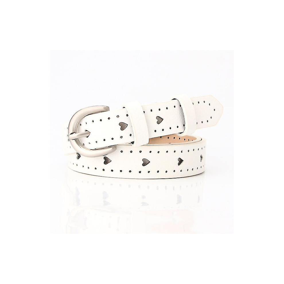 (6 white axk) Hot Fashion Women Pu Belt 66 Styles Metal Buckle Waistband Designer Student Wild Jeans Dress Long Waist Strap Cinturon Mujer -xx