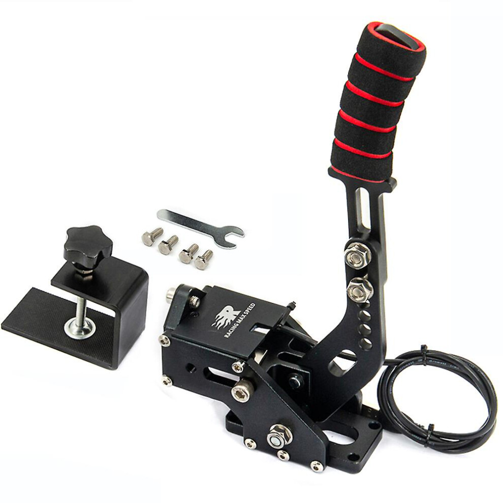 (with bracket only) Black 16bit Racing Games Hand Brake System Pc Usb Sim Handbrake Logitech For Racing Games G25/g27/g29 T500