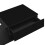 (High-gloss Black) Coffee Table with Glass and LED 5