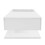 (High-gloss White) Coffee Table with Glass and LED 8