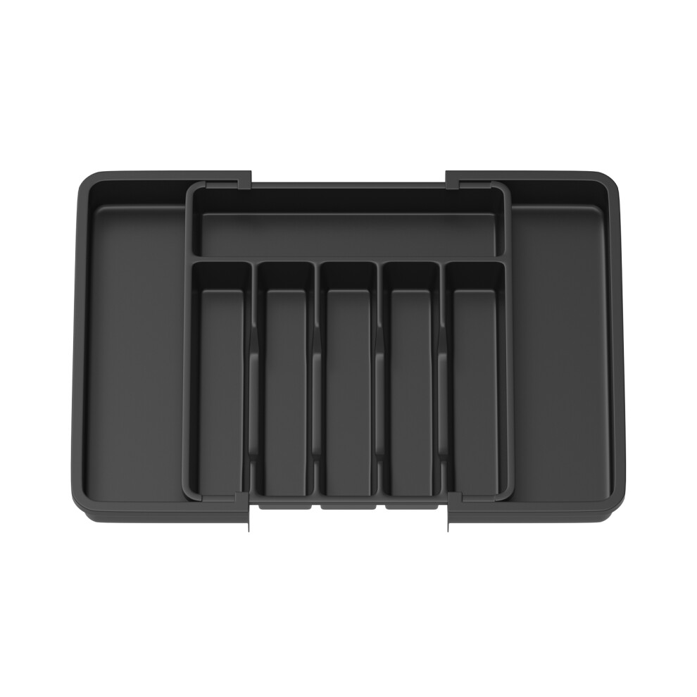 Youseahome Cutlery Drawer Organiser Cutlery Divider Large 6-8 Storage Compartments