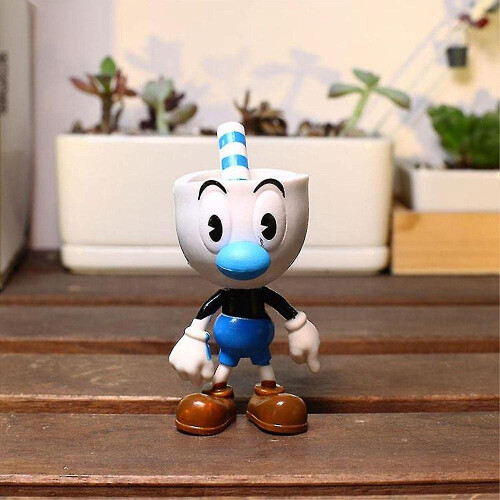6pcs Cuphead Figures Toys Model Ornaments Tabletop Decoration 2