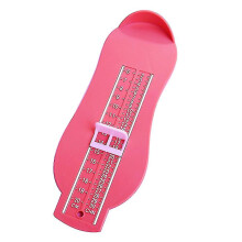 (Red) Infants Toddlers Foot Measure Gauge Baby Shoes Fitting Size Measuring Ruler Tool
