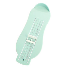 (Light Green) Infants Toddlers Foot Measure Gauge Baby Shoes Fitting Size Measuring Ruler Tool