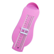 (Rose Red) Infants Toddlers Foot Measure Gauge Baby Shoes Fitting Size Measuring Ruler Tool