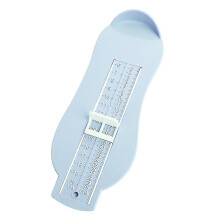 (Light Blue) Infants Toddlers Foot Measure Gauge Baby Shoes Fitting Size Measuring Ruler Tool