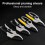 (A) Garden Pruning Shear Sharply Blade Gardening Scissor High Hardness Metal Flower Bonsai Pruning Shears Branch Pruner Trimmer Tool 3