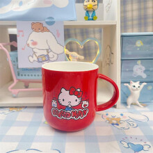 (15) Kawaii Ceramic Cup Sanrio Hellokittys My Melody Cartoon Anime Spongebobs Mug Large Capacity Water Cup Gifts For Girls