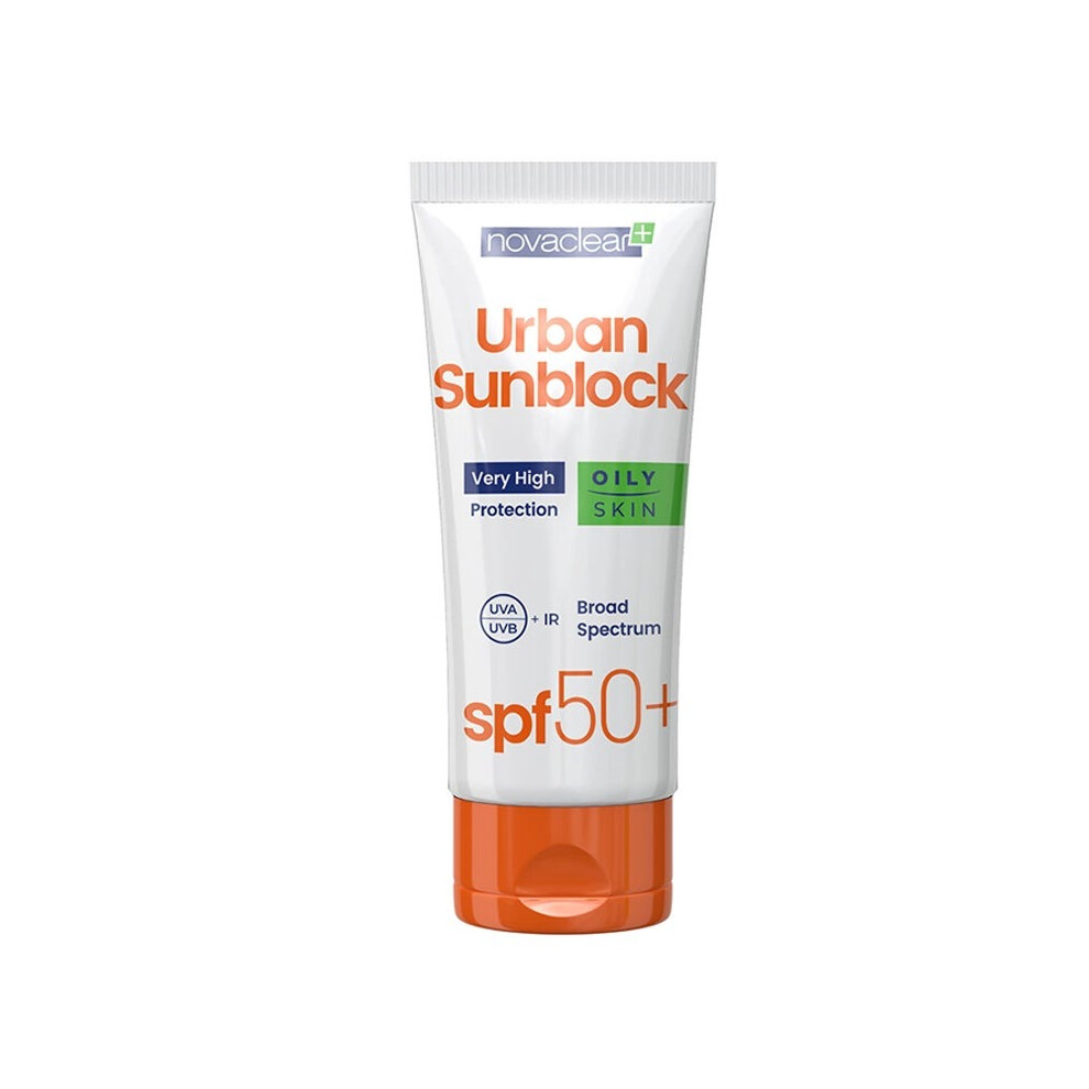 White Novaclea High-Protection Novaclear Urban Sunblock Spf 50 40Ml For Daily Skin Care
