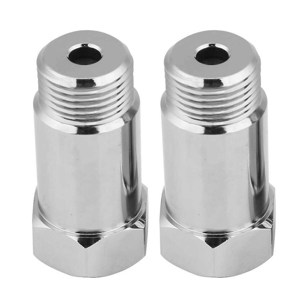 Oxygen Sensor 2Pcs 45Mm M18 1.5 Engine Check Eliminator O2 Adapter Lambda Probe Detrompeur Lambda Probe Detrompeur Lambda Probe Detrompe Light