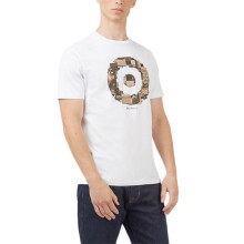 (White, 4XL) BEN SHERMAN 8162 Mens T Shirts Target Logo Tee