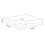 Dellonda Fillable Parasol Base, Water/Sand Fill 92L 4pc 8