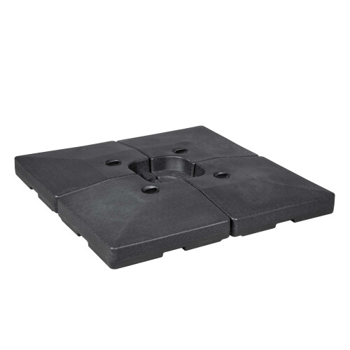 Dellonda Fillable Parasol Base, Water/Sand Fill 92L 4pc 1