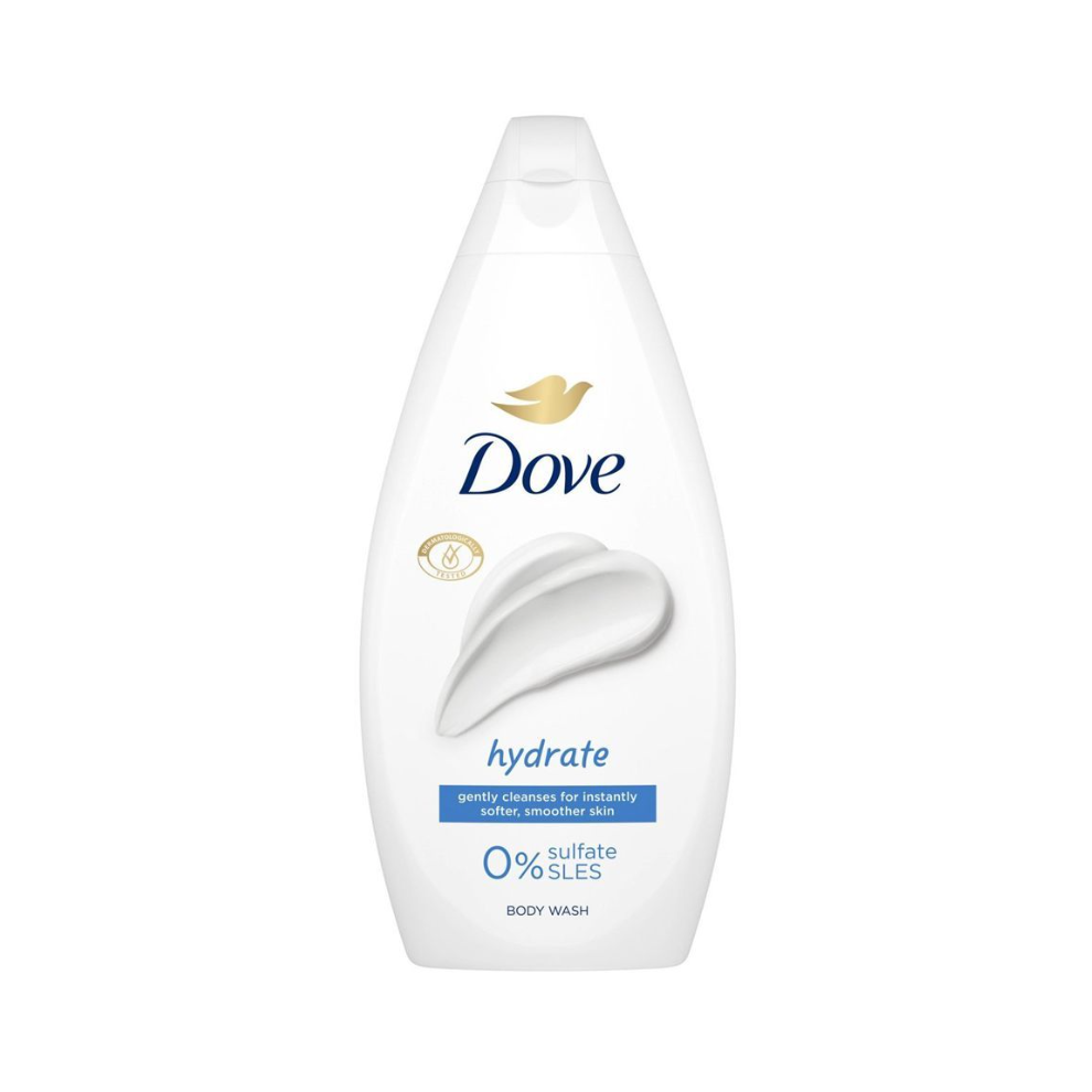 Dove Essential Care Body Wash Hydrate 450 ml