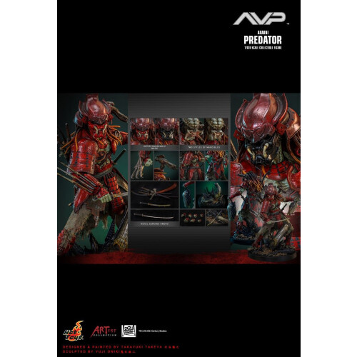 Hot Toys Figur Hot Toys AC06 - Alien VS. Predator - Akaoni Samurai Predator 1