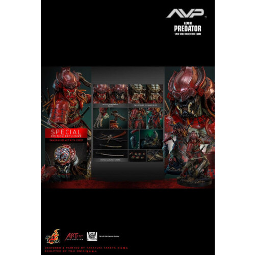 Hot Toys ειδώλιο Hot Toys AC06B - Alien VS. Predator - Akaoni Samurai Predator 1