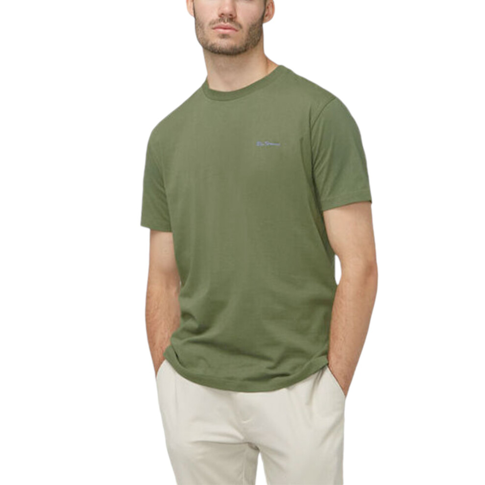 (Olive, 2XL) BEN SHERMAN Mens T Shirts Casual Summer Tee