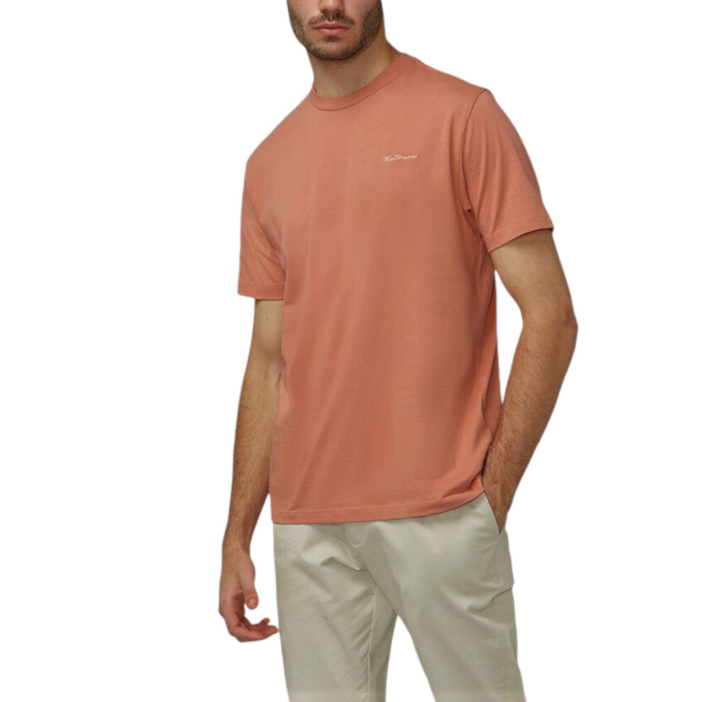 (Dark Peach, M) BEN SHERMAN Mens T Shirts Casual Summer Tee