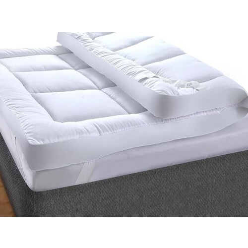 (King) Microfiber Mattress Topper 4" Inch Deep 10cm