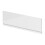 Balterley 1800mm Waterproof Straight Shower Bath Front Panel - Gloss White 2