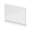 Balterley 800mm Waterproof Straight Shower Bath End Panel - Gloss White 2