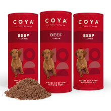 Coya Adult Dog Topper - Freeze-Dried Raw Beef for Dogs