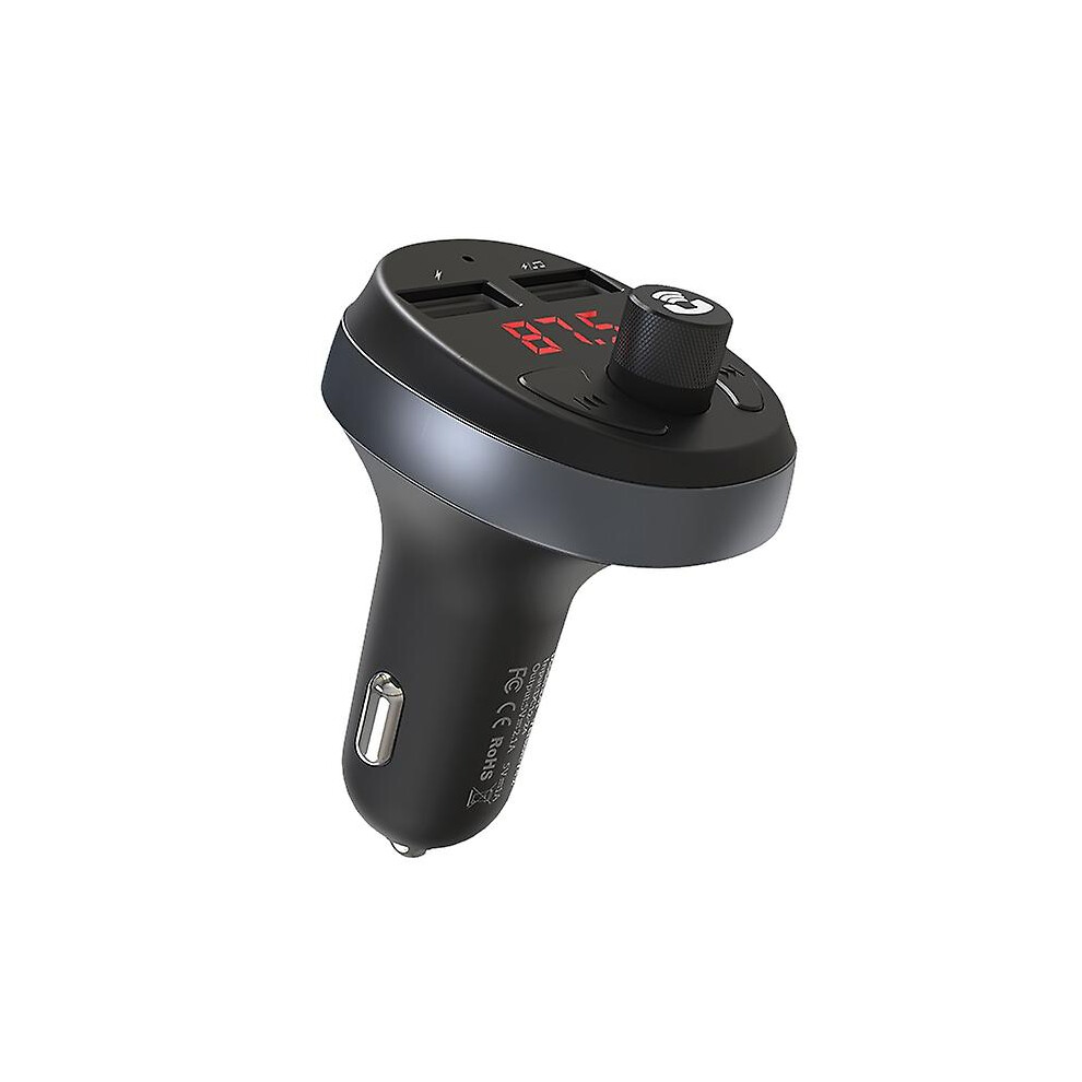 HOCO E41 Dual USB Car Charger with FM Transmitter Bluetooth Aux Car Audio MP3 Player