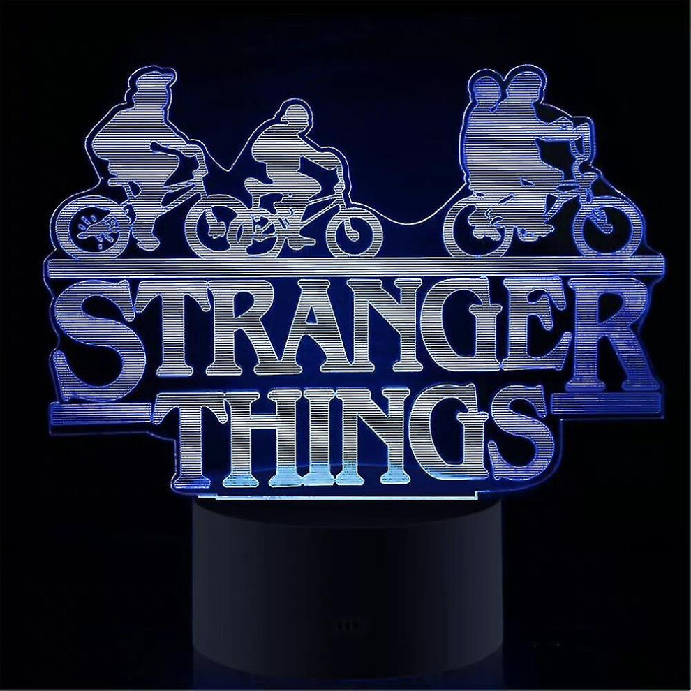 Stranger Things 3D Led Lamp 7 Color Changing Night Decor Gift Light