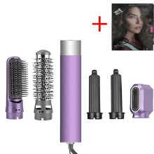 (Purple) For Dyson Airwrap 5 In 1 Hair Dryer Hot Comb Set Professional Curling Iron Hair Straightener Styling Tool Hair Dryer Household