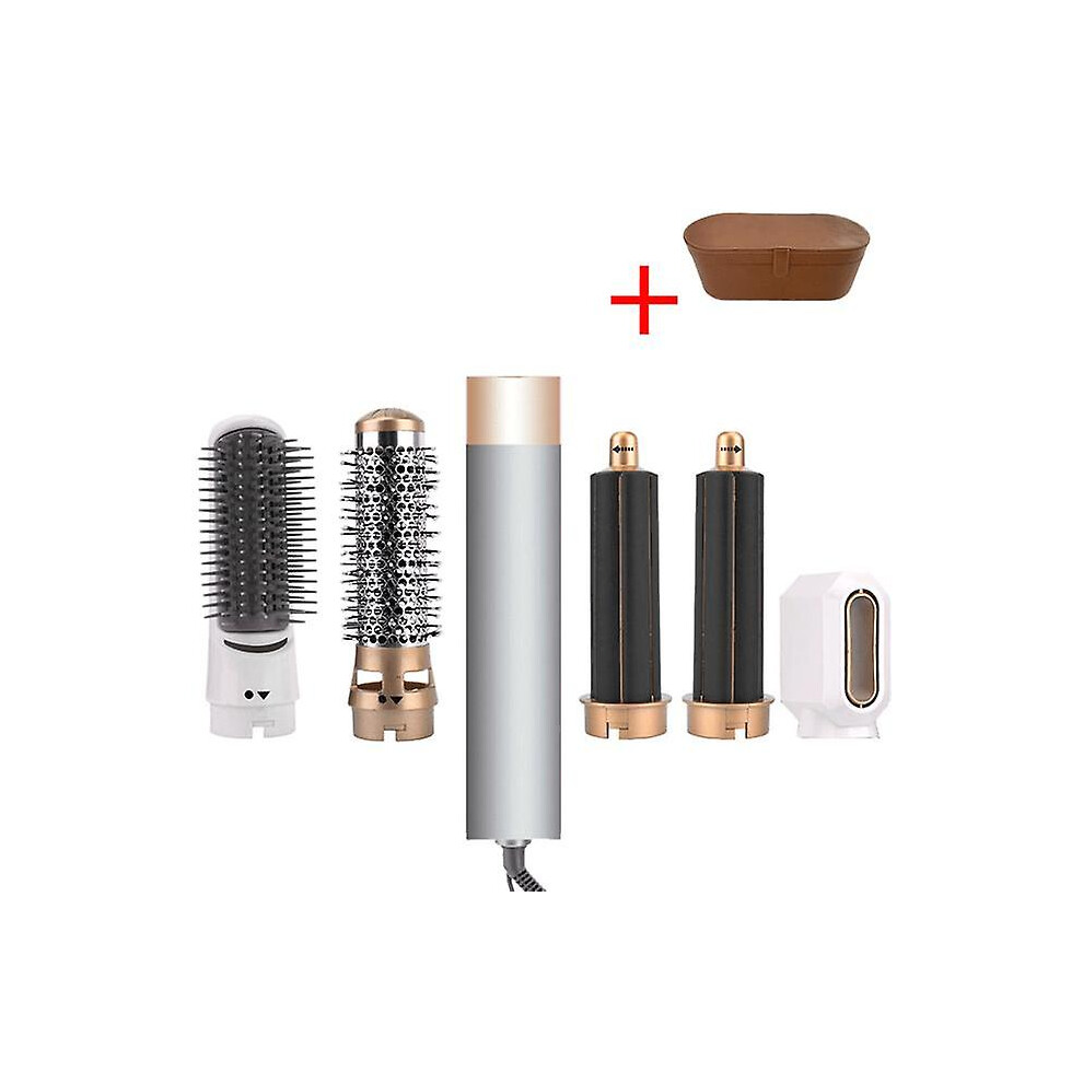(Golden set 1) For Dyson Airwrap 5 In 1 Hair Dryer Hot Comb Set Professional Curling Iron Hair Straightener Styling Tool Hair Dryer Household