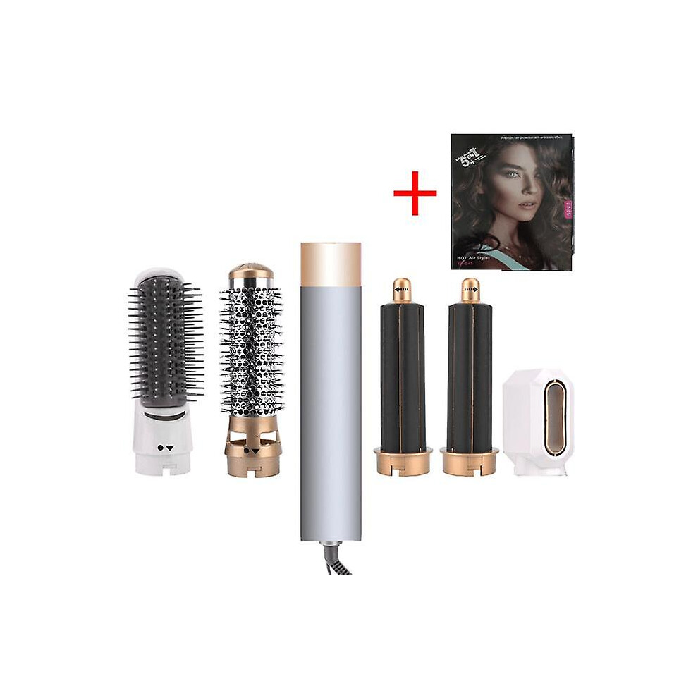 (Golden) For Dyson Airwrap 5 In 1 Hair Dryer Hot Comb Set Professional Curling Iron Hair Straightener Styling Tool Hair Dryer Household
